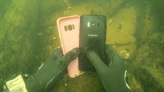 Found Galaxy S8 Underwater in River While Scuba Diving! (Vlogging Underwater)