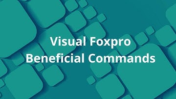 #Visual #Foxpro #Part #III