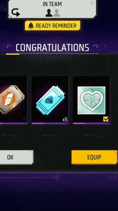 free fire dynamic duo level up || #garena #shortvideos