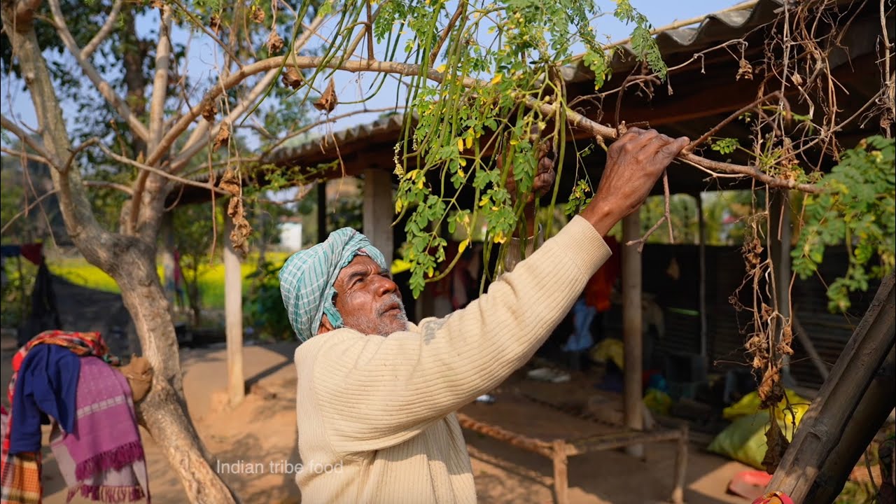 DRUMSTICK LIVER CURRY | how my grandfather cooking and eating alone | high protein drumstick eating