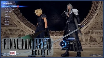 Final Fatasy 7 Rebirth Demo - Sephiroth Joins The Battle - 06