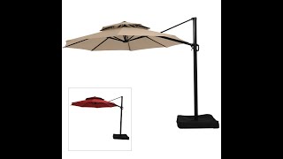 Replacement Canopy Top for Two Tiered Lowe's Umbrella  YJAF-819R - LCM1394