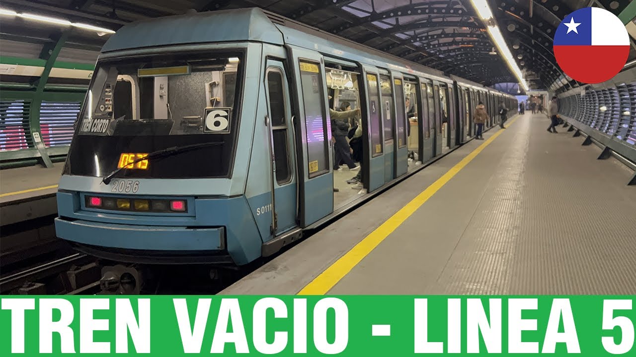 Metro de Santiago | Inyección Tren Vacio Línea 5 - NS-93 N2056
