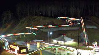 The Coaster At Goats On The Roof Lighting Package Aerial Footage