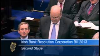 Minister Michael Noonan: IBRC Bill 2013