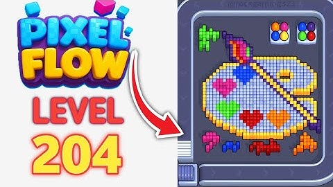Pixel Flow Level 204 Walkthrough