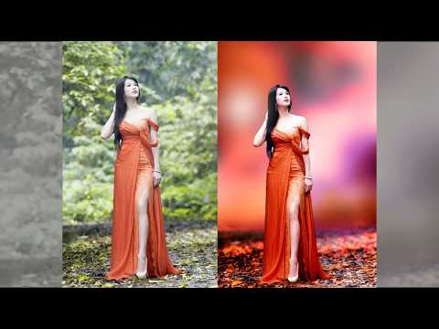 Photoshop CS  Tutorial   Fantasy Looks Photo Effect Editing Blur Background