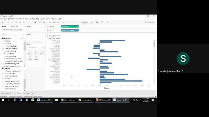 Advanced Tableau (Part 1) 04-28-20