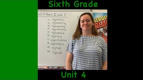 180 Days of Spelling and Word Study: Grade 6, Unit 4 (Short I represented by Y)