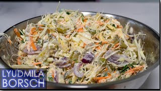 Новый САЛАТ из Капусты С ума сойти, так просто и вкусно, что готовлю два раза в день.