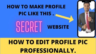 HOW TO MAKE PROFESSIONAL PROFILE PIC FOR YOUR BUSINESS ?? PROFILE PIC MAKER !! screenshot 4