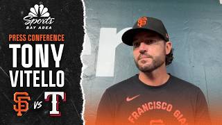 What Tony Vitello wants to see from new-look Giants after MLB trade deadline | NBC Sports Bay Area