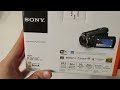 Распаковка Sony HDR PJ810E