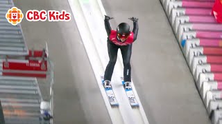 What In The Sports? | Ski Jumping | CBC Kids