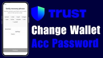 How to Change Trust Wallet Account Password 2024