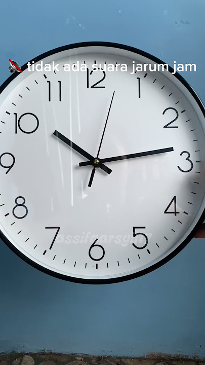 Download lagu Jam Dinding tanpa suara detak jarum jam #unboxing