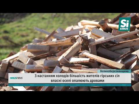 З настанням холодів більшість жителів гірських сіл власні оселі опалюють дровами