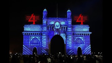 Gateway of India Projection Mapping - Stranger Things Season 4
