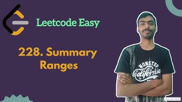 Summary Ranges | Leetcode daily challenge | Leetcode Easy | Array
