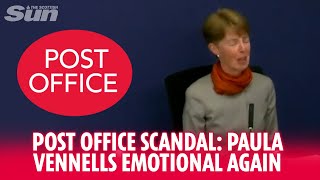 Post Office Scandal: Paula Vennells upset again when asked about shutting down the mediation scheme