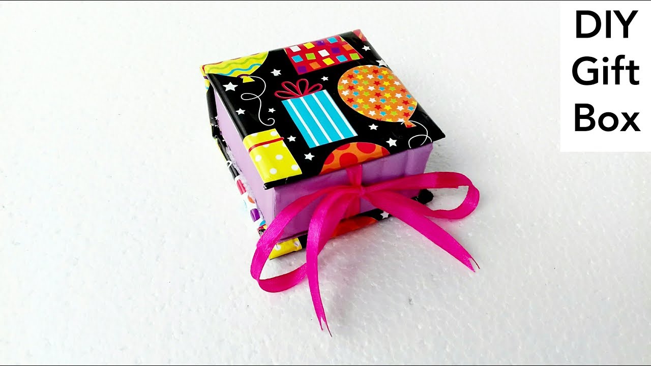 DIY Gift Box Gift Box Making At Home Handmade Gift Ideas Paper