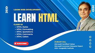 Learn HTML Style, Formatting, Quotations, Comments, Colors - Class 03 (Urdu)