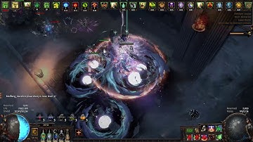 POE 3.10 Delirium 5 herald Blade Vortex Simulacrum Phase 20 with boss