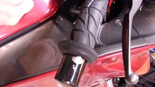 DIY motorcycle throttle lock