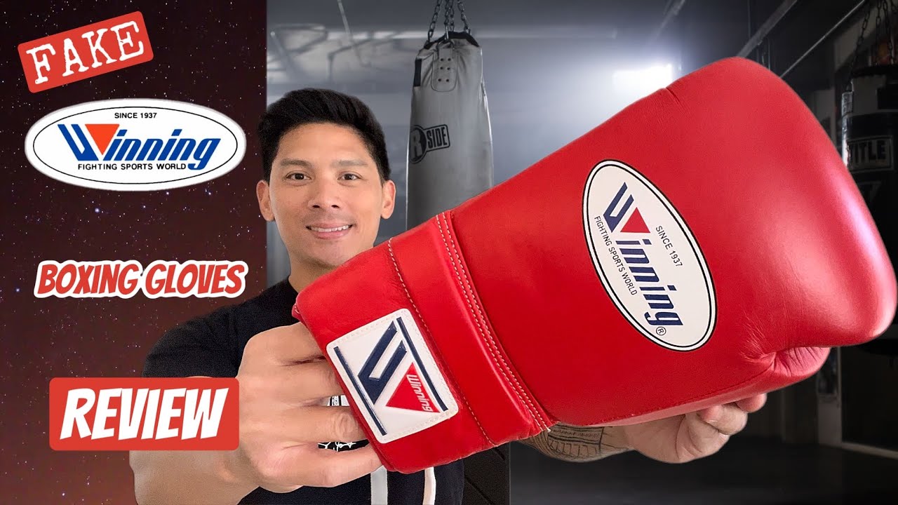FAKE Winning Boxing Gloves Review- ARE THEY AS GOOD AS WINNINGS?! - YouTube