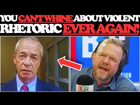 James O'Brien DESTROYS Nigel Farage With 10 UNANSWERABLE Examples Of Violent Language HYPOCRISY!