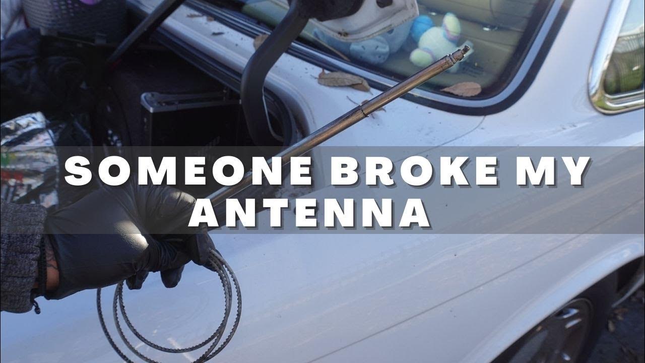 Jaguar XJ6 (X300 & X308) How To Replace A Broken Antenna YouTube