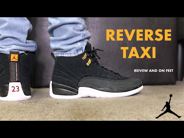 A Closer Look at the Air Jordan 12 'Reverse Taxi' - Sneaker Freaker