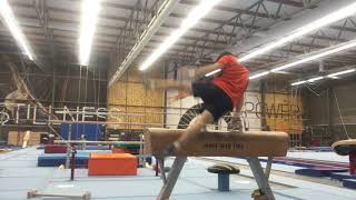 Forward scissor half turn