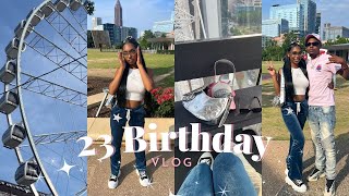 Lit 23rd Birthday Surprise Vlog 🥂| GRWM, Atlanta Aquarium, Ferris Wheel, Benihana, etc…