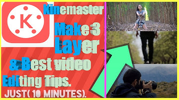 How to create Editable video in Kinemaster.Make 3 Layer Instagram Reels.