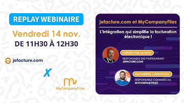 jefacture.com et MyCompanyFiles  : l’intégration qui simplifie la facturation électronique !