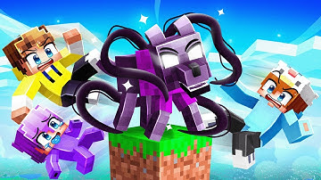 I Became a DARK DOG on One Block in Minecraft!