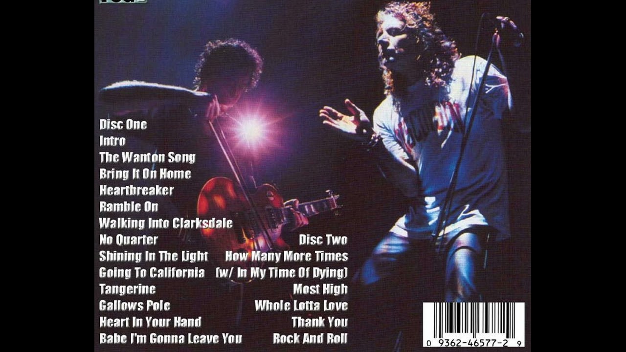 Jimmy Page & Robert Plant live in Milwaukee - 10th June 1998 - YouTube