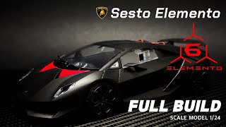 [Full build] Lamborghini Sesto Elemento - Car Model 1/24 (Aoshima)