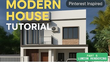 Modern House Design in ArchiCAD | Full Tutorial Series Pt. 5 (Inspired by Pinterest)