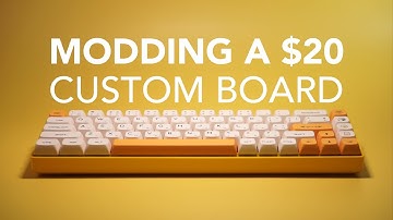 Modding the Cheapest Custom Mechanical Keyboard (CIY68/ Tester68 Mod)