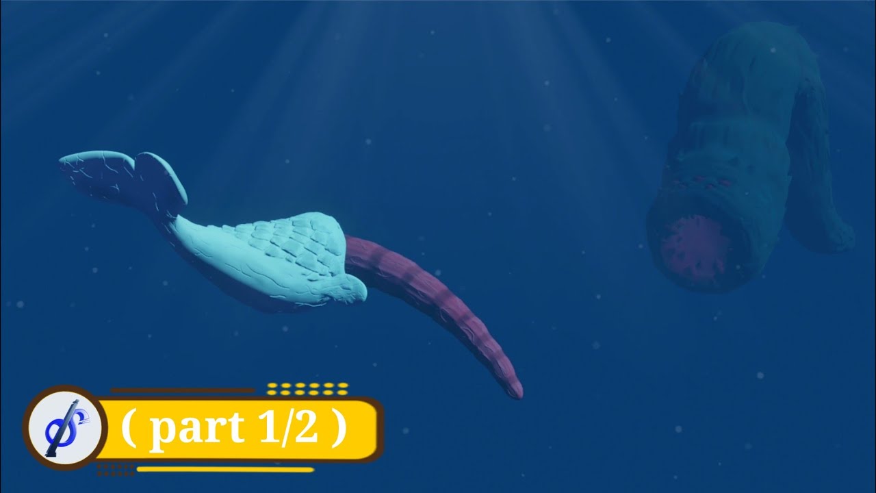 Mega Bloop Bloop, Mega Bloop vs worm, Mega worm ( part 1/2 ) - YouTube