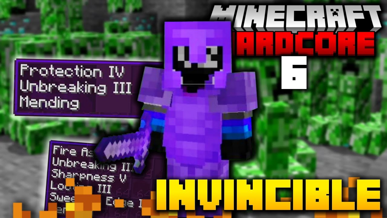 I Became INVINCIBLE in Hardcore Minecraft (#6) I Became INVINCIBLE in Hardcore Minecraft (#6)
