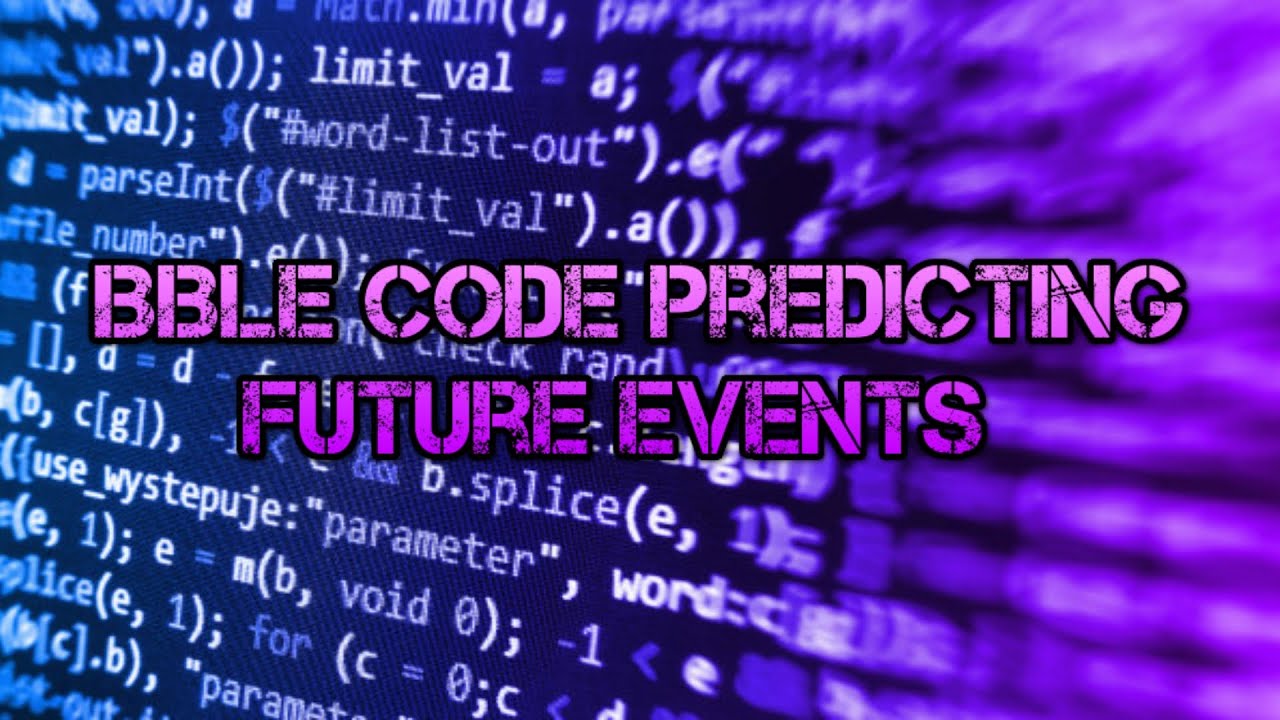 Prophecy Coding Program Prophecy in a Bible Code ? The Headline That Shocked The World ...