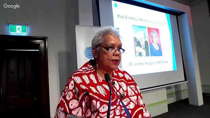 Dr Jackie Huggins speech at 3rd Annual Kep Enderby...