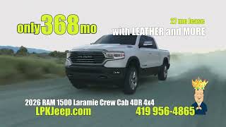 LPK Jeep of Defiance Your Choice Lease @ Only $368 mo!
