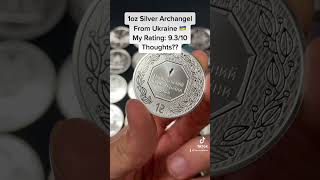 Ukraine 1oz Silver Archangel Review (BEAUTIFUL) - Good or Bad? #shorts