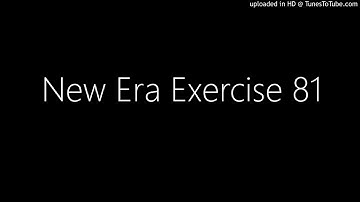 New Era Exercise 81