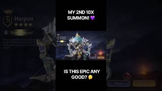 10x Summon Part 2! Did I get lucky with this Epic ⚔️ #WatcherOfRealms #shorts  #rpg
