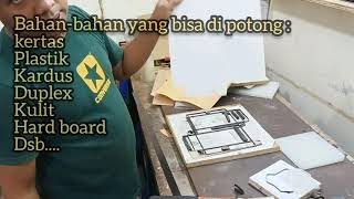Cetak kemasan pakai pisau pond tanpa mesin pond, modal palu dan talenan